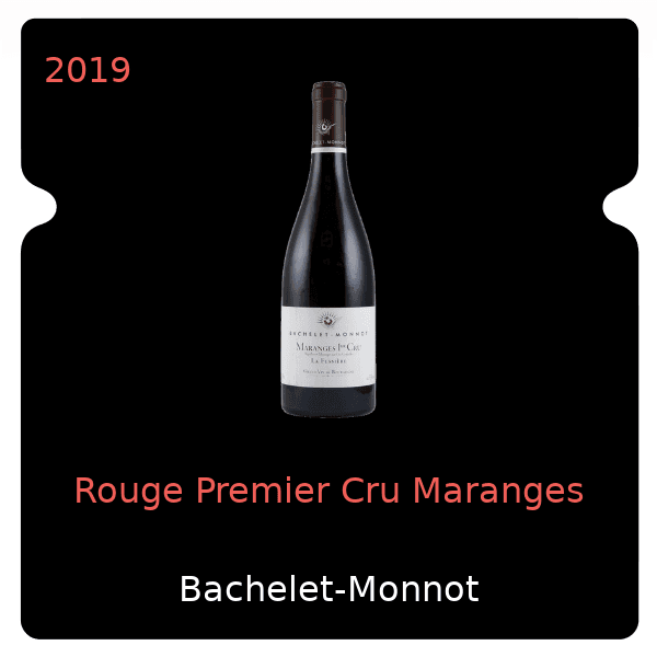 Bachelet-Monnot Rouge Premier Cru Maranges 2019