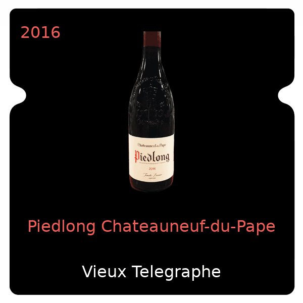 Vieux Telegraphe Piedlong Chateauneuf-du-Pape 2016