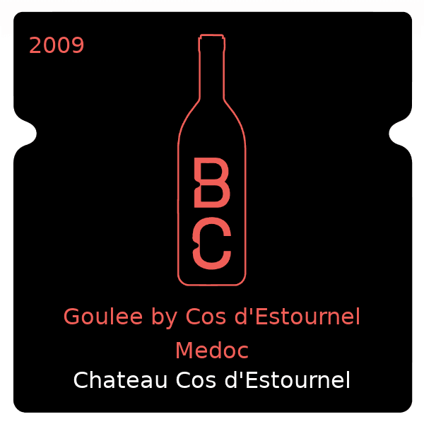 Cos d'Estournel Goulee by Cos d'Estournel Medoc 2009