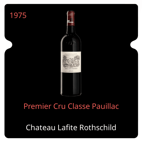 Lafite Rothschild Premier Cru Classe Pauillac 1975