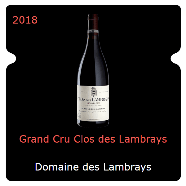 Lambrays Grand Cru Clos des Lambrays 2018