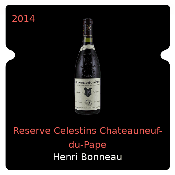 Henri Bonneau Reserve Celestins Chateauneuf-du-Pape 2014