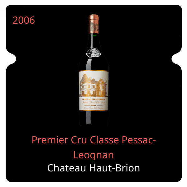 Haut-Brion Premier Cru Classe Pessac-Leognan 2006