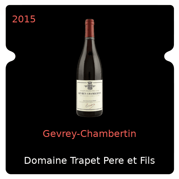 Trapet Pere et Fils Gevrey-Chambertin 2015