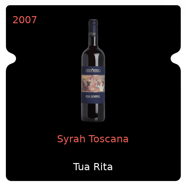 Tua Rita Syrah Toscana 2007