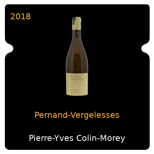 Pierre-Yves Colin-Morey Pernand-Vergelesses 2018