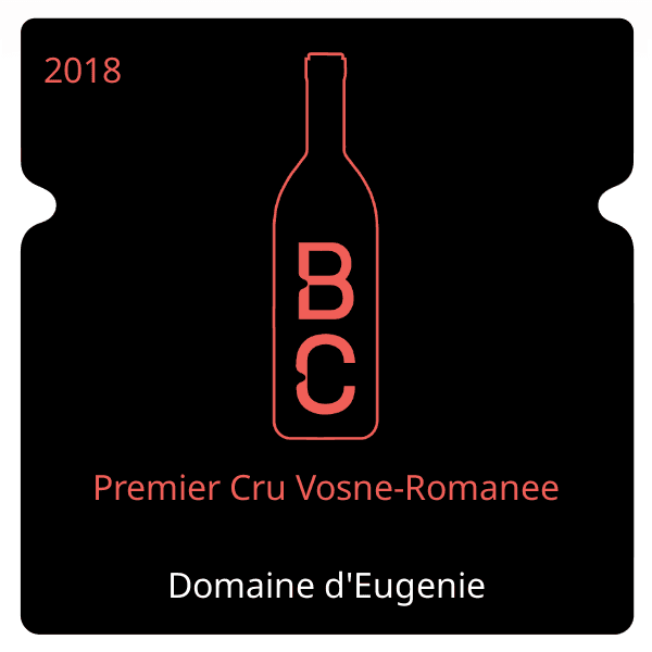 d'Eugenie Premier Cru Vosne-Romanee 2018