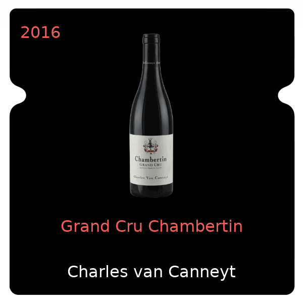 Charles van Canneyt Grand Cru Chambertin 2016