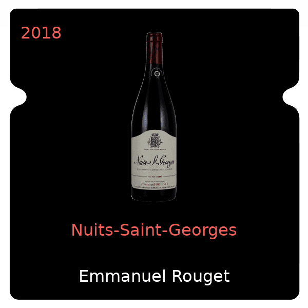 Emmanuel Rouget Nuits-Saint-Georges 2018