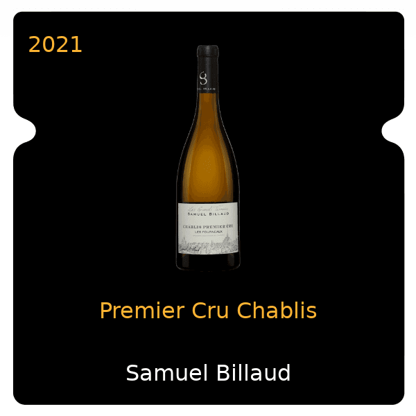 Samuel Billaud Premier Cru Chablis 2021