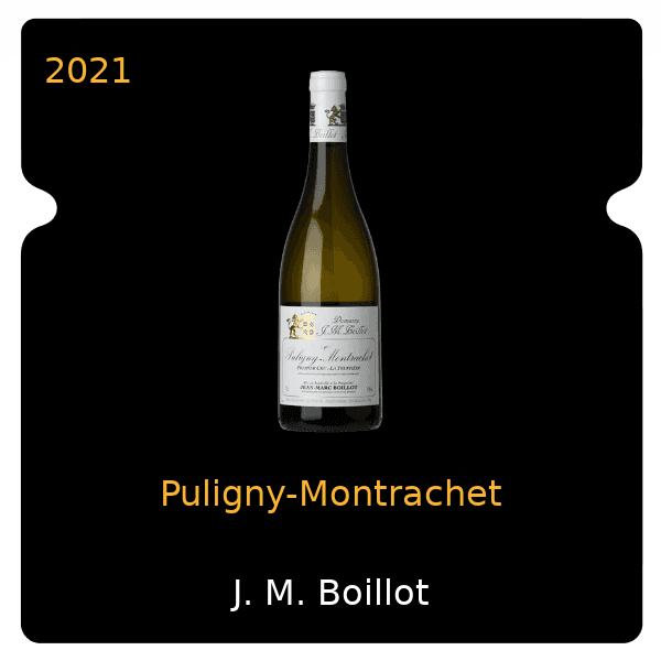J. M. Boillot Puligny-Montrachet 2021