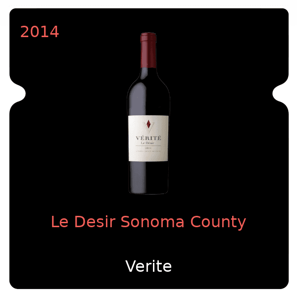 Verite Le Desir Sonoma County 2014