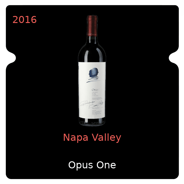 Opus One Napa Valley 2016