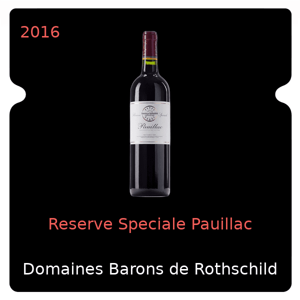 Rothschild Reserve Speciale Pauillac 2016