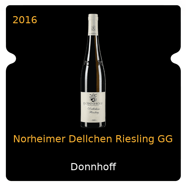 Donnhoff Norheimer Dellchen Riesling GG 2016