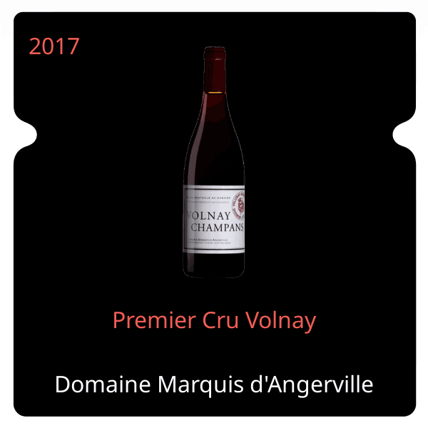 Marquis d'Angerville Premier Cru Volnay 2017