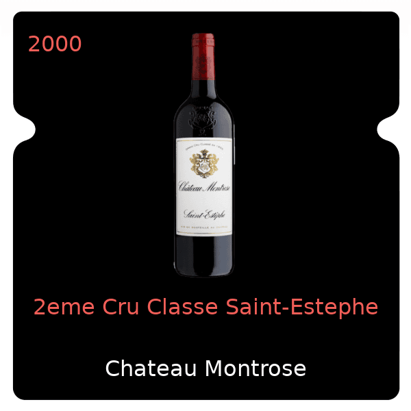 Montrose 2eme Cru Classe Saint-Estephe 2000