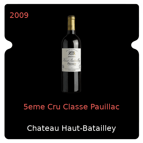 Haut-Batailley 5eme Cru Classe Pauillac 2009