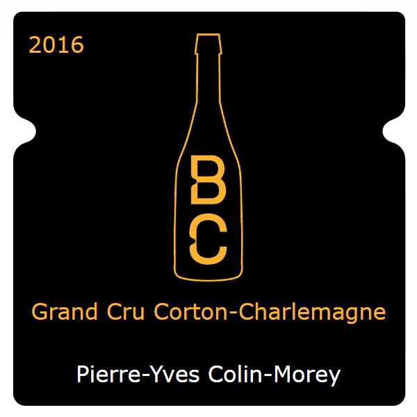 Pierre-Yves Colin-Morey Grand Cru Corton-Charlemagne 2016