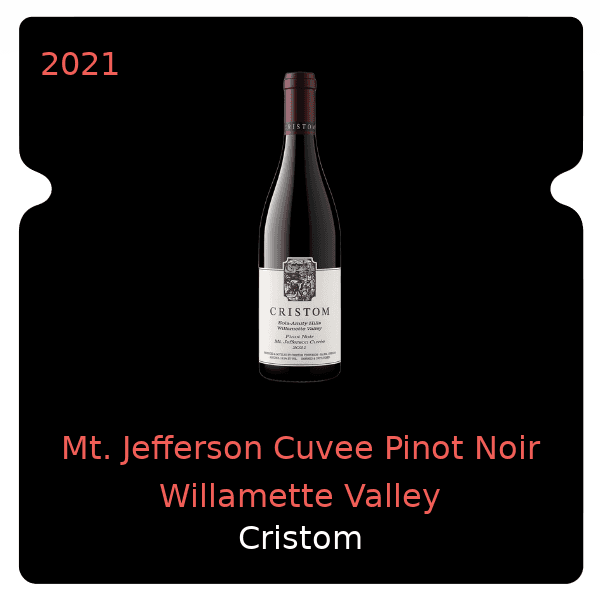 Commaraine Mt. Jefferson Cuvee Pinot Noir Willamette Valley 2021