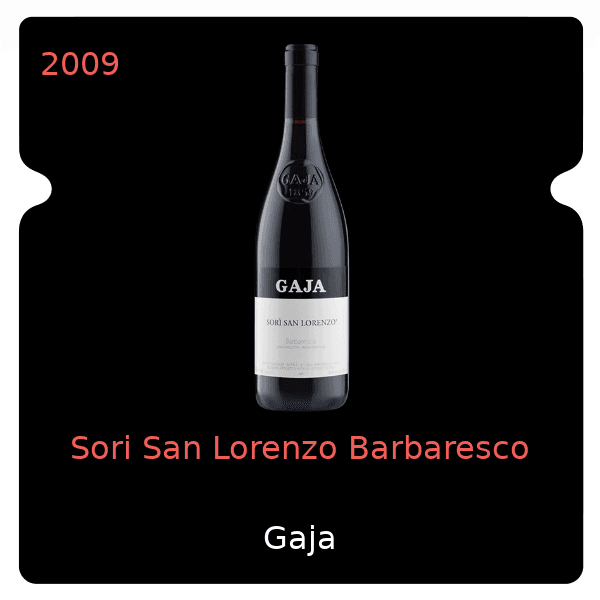 Gaja Sori San Lorenzo Barbaresco 2009