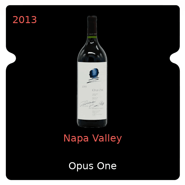 Opus One Napa Valley 2013