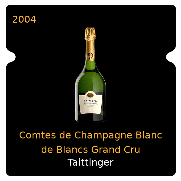 Taittinger Comtes de Champagne Blanc de Blancs Grand Cru 2004