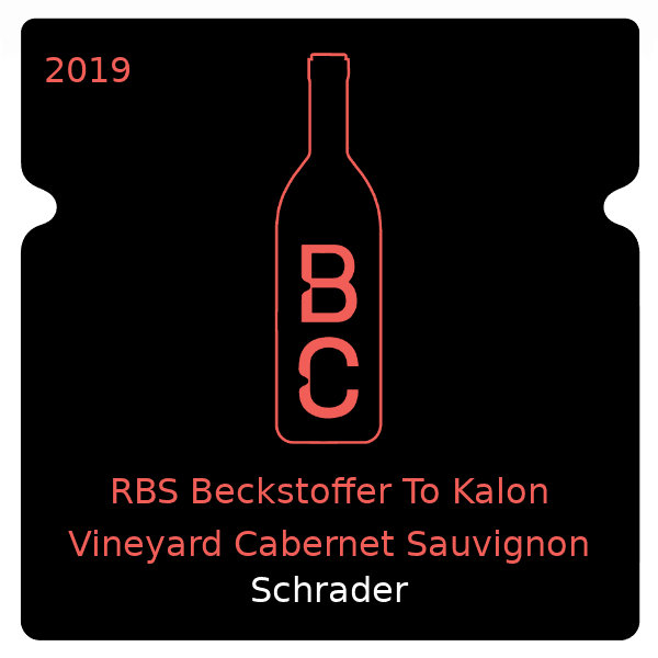 Schrader RBS Beckstoffer To Kalon Vineyard Cabernet Sauvignon Oakville 2019