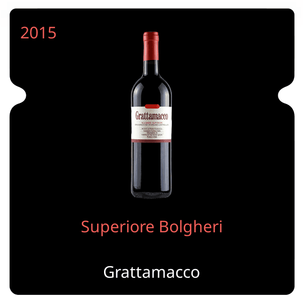 Grattamacco Superiore Bolgheri 2015