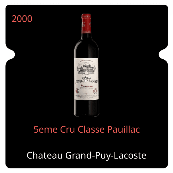 Grand-Puy-Lacoste 5eme Cru Classe Pauillac 2000