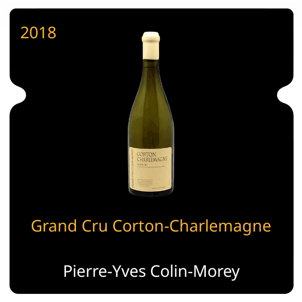 Pierre-Yves Colin-Morey Grand Cru Corton-Charlemagne 2018