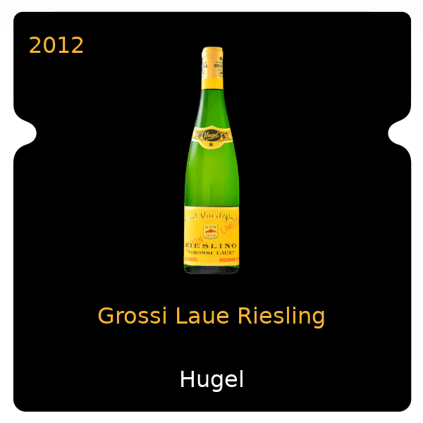 Hugel Grossi Laue Riesling 2012