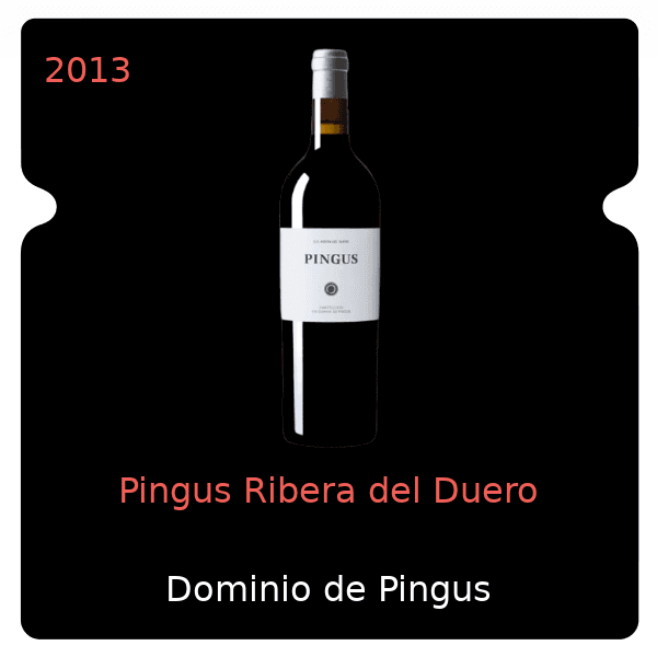 Pingus Pingus Ribera del Duero 2013
