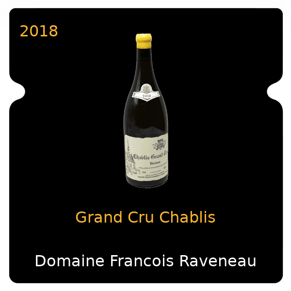 Francois Raveneau Grand Cru Chablis 2018