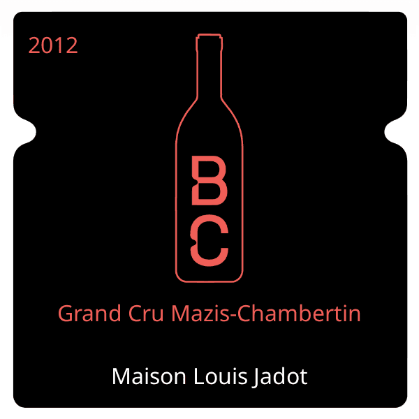 Louis Jadot Grand Cru Mazis-Chambertin 2012