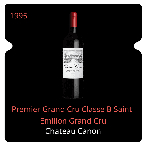 Canon Premier Grand Cru Classe B Saint-Emilion Grand Cru 1995