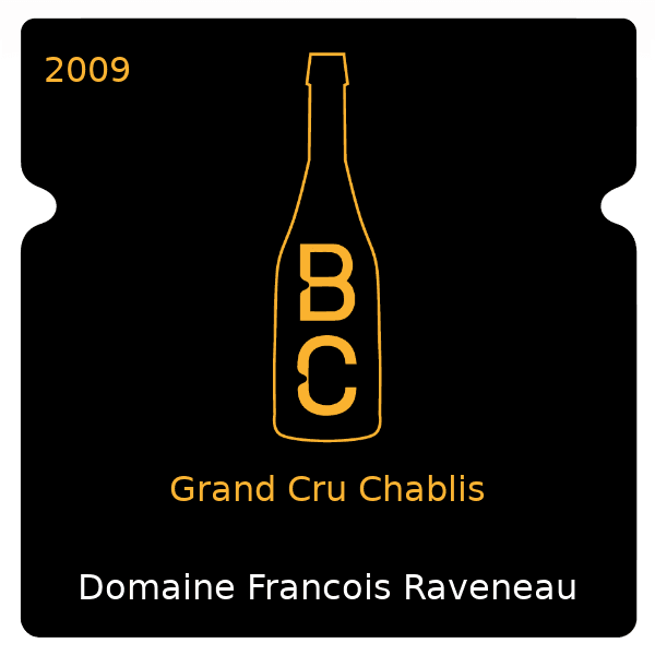 Francois Raveneau Grand Cru Chablis 2009