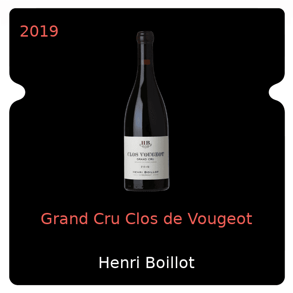 Henri Boillot Grand Cru Clos de Vougeot 2019
