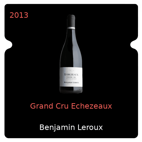 Benjamin Leroux Grand Cru Echezeaux 2013
