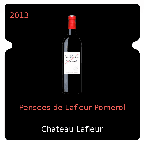 Lafleur Pensees de Lafleur Pomerol 2013