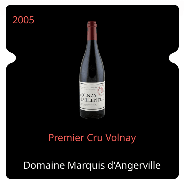 Marquis d'Angerville Premier Cru Volnay 2005