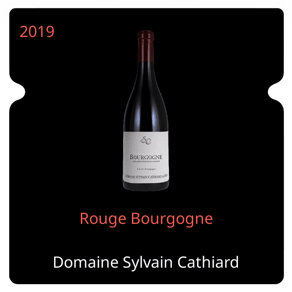 Sylvain Cathiard Rouge Bourgogne 2019