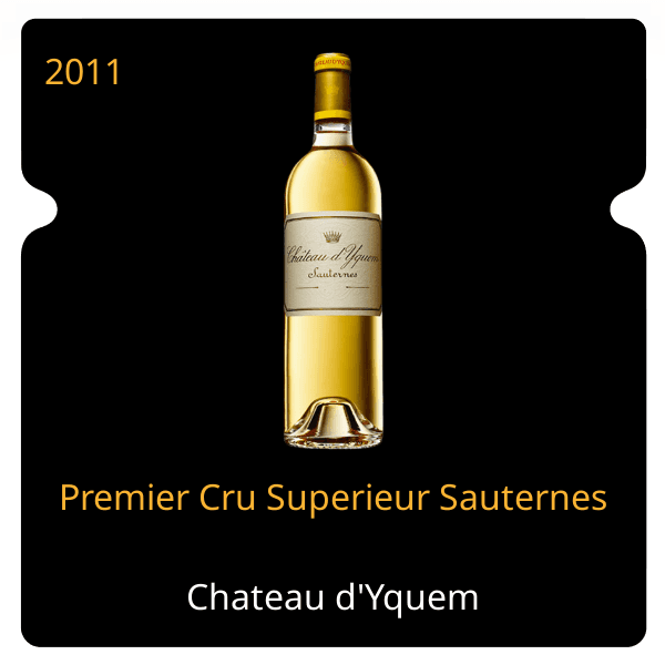 d'Yquem Premier Cru Superieur Sauternes 2011
