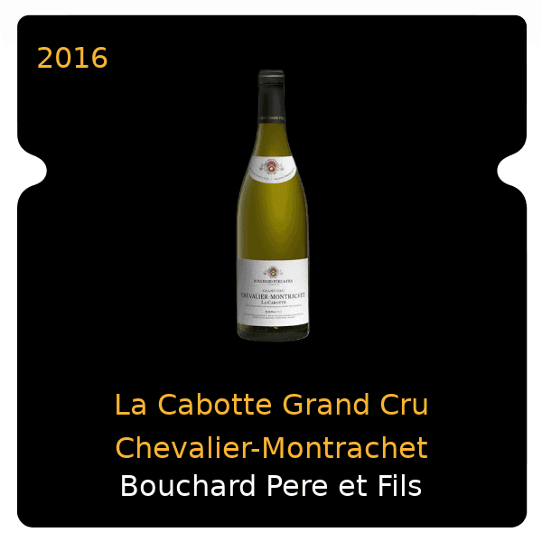 Bouchard Pere et Fils La Cabotte Grand Cru Chevalier-Montrachet 2016