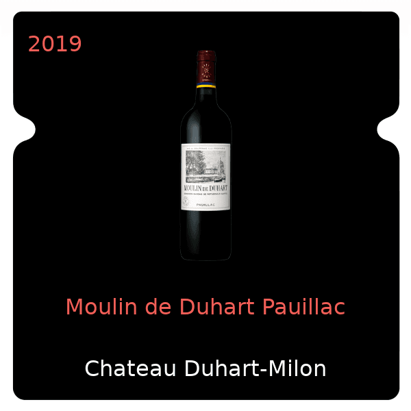 Duhart-Milon Moulin de Duhart Pauillac 2019