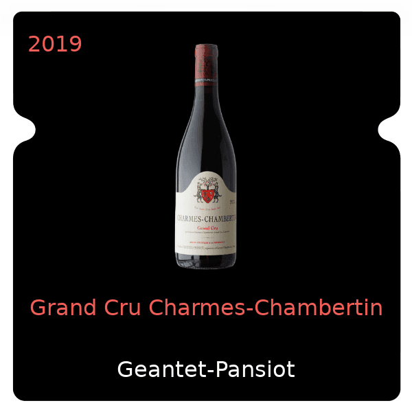 Geantet-Pansiot Grand Cru Charmes-Chambertin 2019
