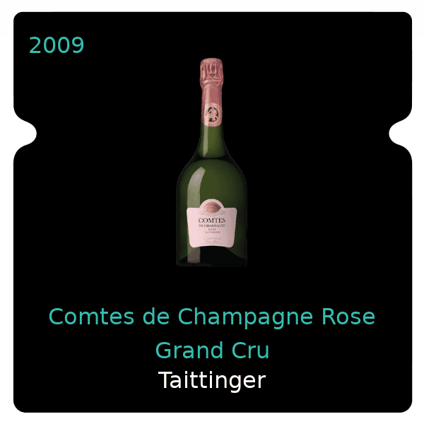 Taittinger Comtes de Champagne Rose Grand Cru 2009