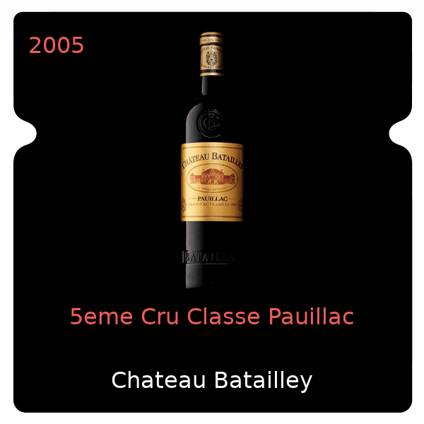 Batailley 5eme Cru Classe Pauillac 2005