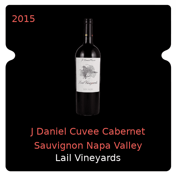 Lail Vineyards J Daniel Cuvee Cabernet Sauvignon Napa Valley 2015