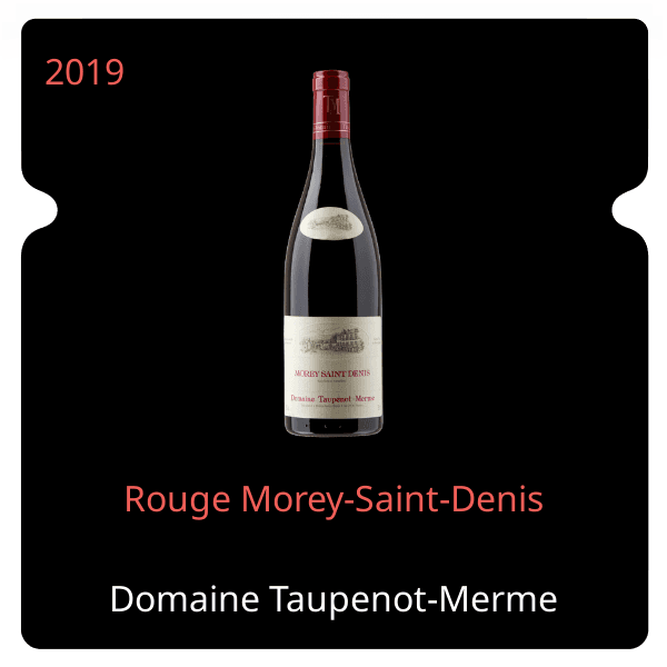 Taupenot Merme Rouge Morey-Saint-Denis 2019